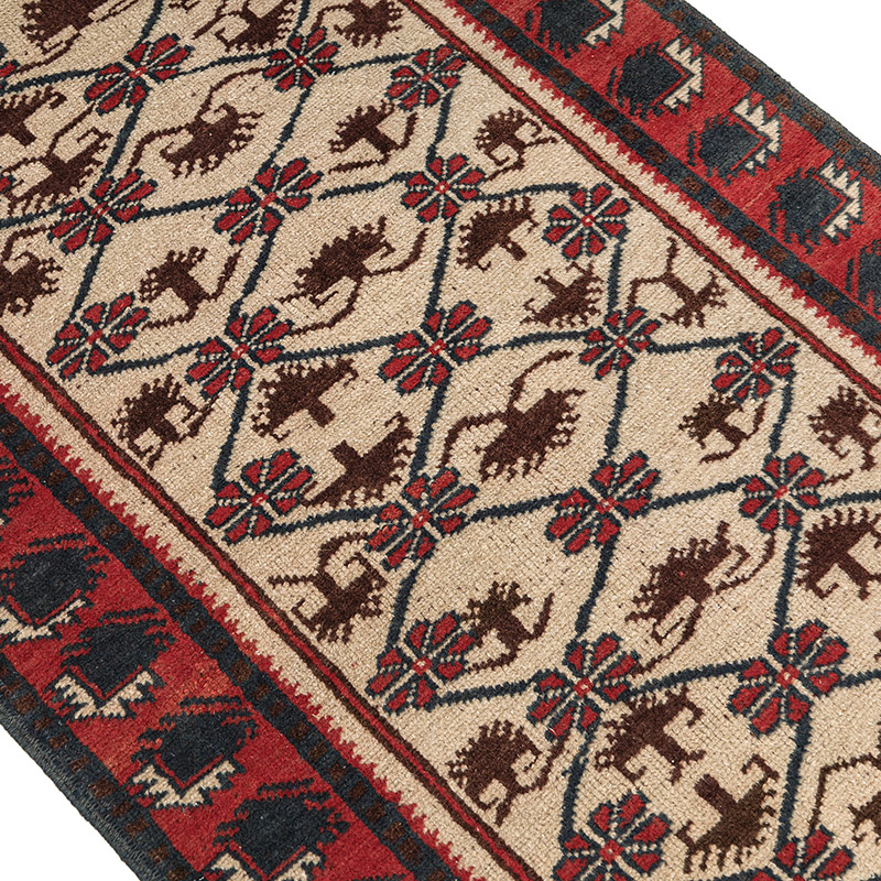 Vintage Turkish Hand-Knotted Runner - 2' 7" x 12'  (31" x 144") - K0088162
