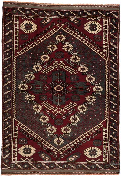 Vintage Turkish Hand-Knotted Rug - 3' 3" x 4' 7" (39" x 55")