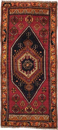 El Dokuma Vintage Halı - 110 cm x 243 cm