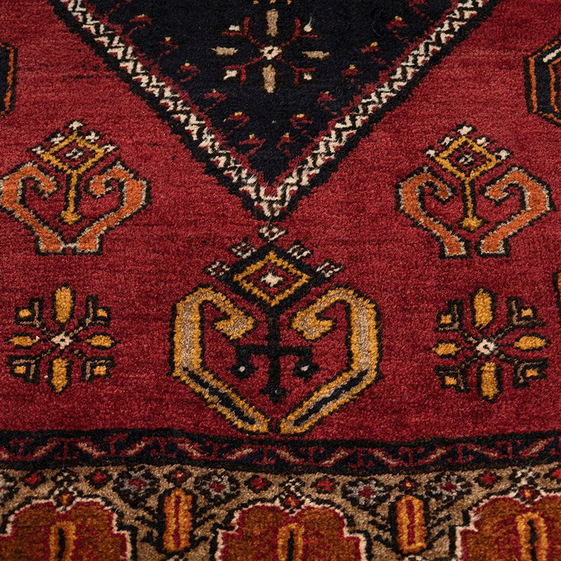 Alfombra Vintage Turca Anudada a Mano - 110 cm x 243 cm - K0088188