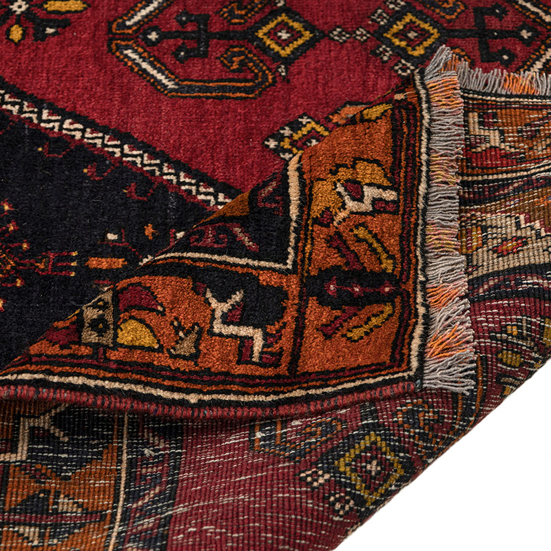 Alfombra Vintage Turca Anudada a Mano - 110 cm x 243 cm - K0088188