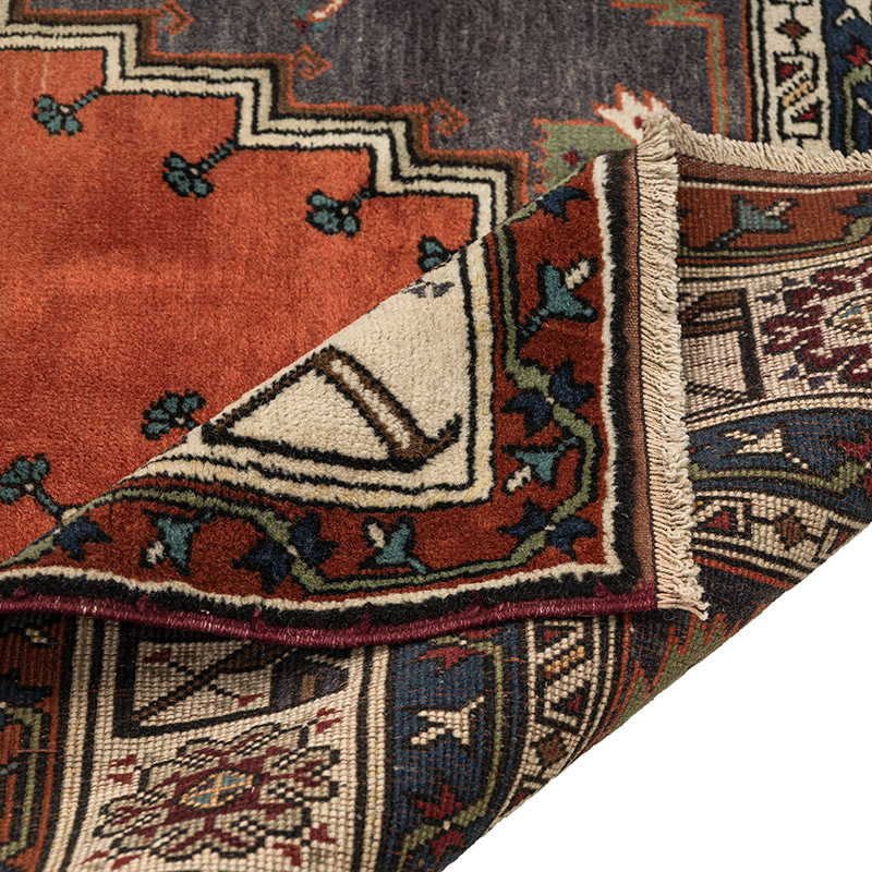 Vintage Turkish Hand-Knotted Rug - 4' 4" x 7' 7" (52" x 91") - K0088189