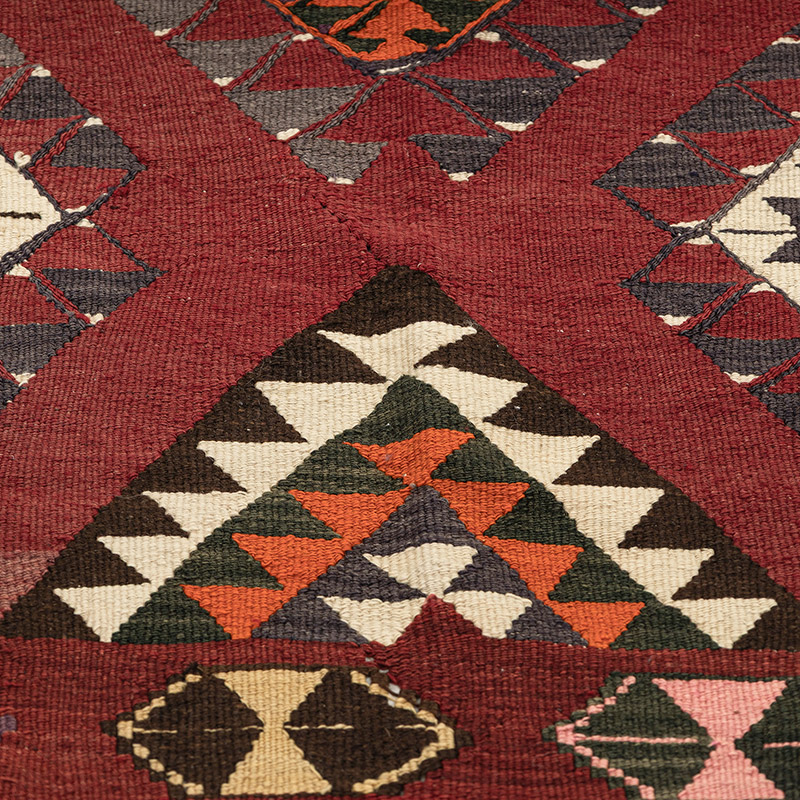 Alfombra Vintage Balikesir Kilim - 110 cm x 152 cm - K0088194
