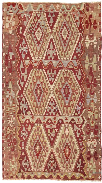 Alfombra Vintage Esme Kilim - 131 cm x 222 cm