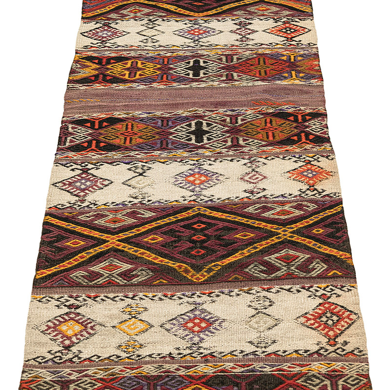 Alfombra Vintage Bayburt Kilim - 65 cm x 230 cm - K0088201