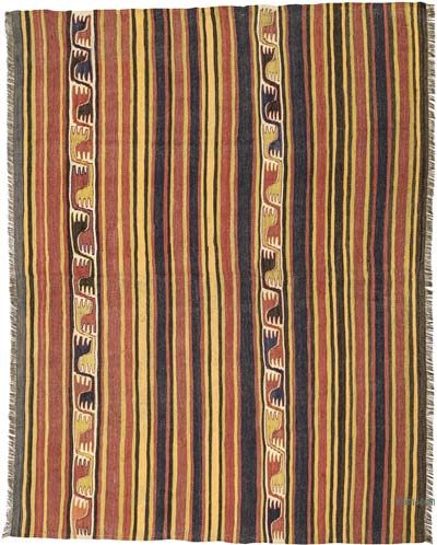 Alfombra Konya Kilim Vintage - 140 cm x 267 cm