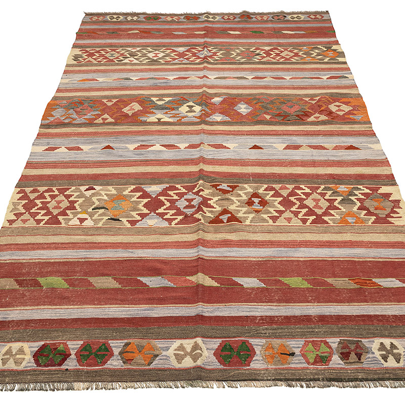 Vintage Kafkas Kilimi - 140 cm x 267 cm - K0088213
