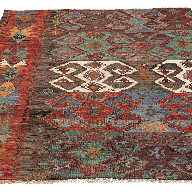 Afyon Kilimi - 118 cm x 134 cm - K0088214