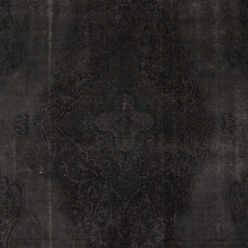 Alfombra Oriental Vintage Teñida a Mano Sobretintada - K0088218