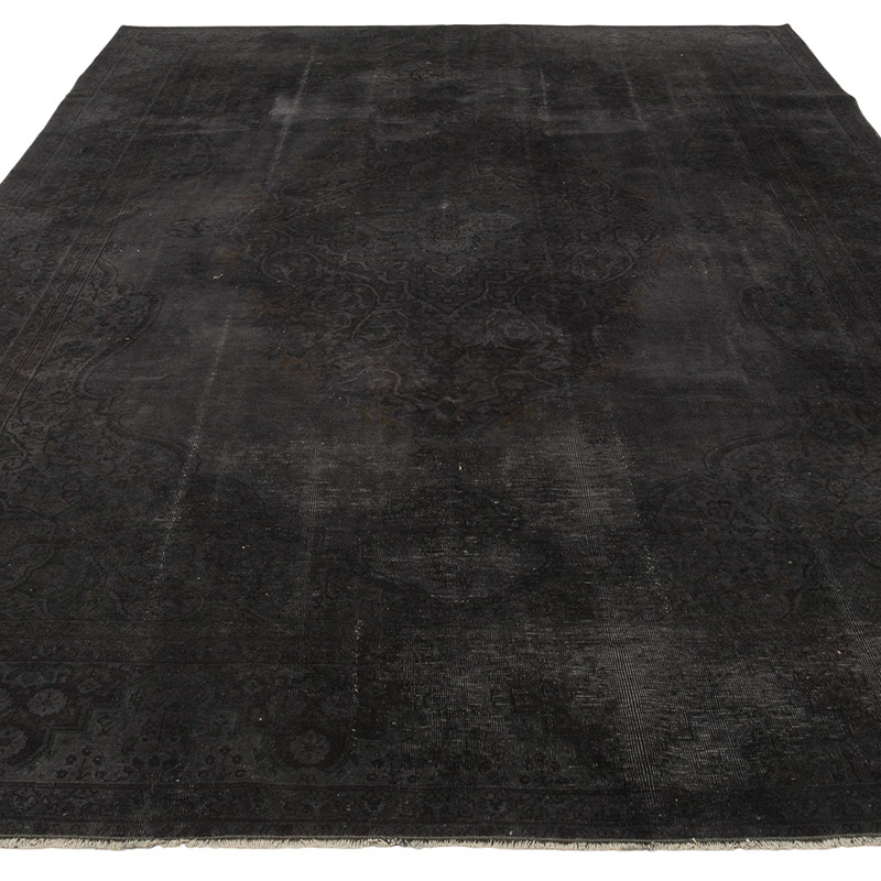 Alfombra Oriental Vintage Teñida a Mano Sobretintada - K0088218