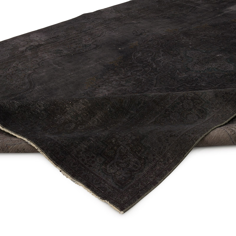 Alfombra Oriental Vintage Teñida a Mano Sobretintada - K0088218