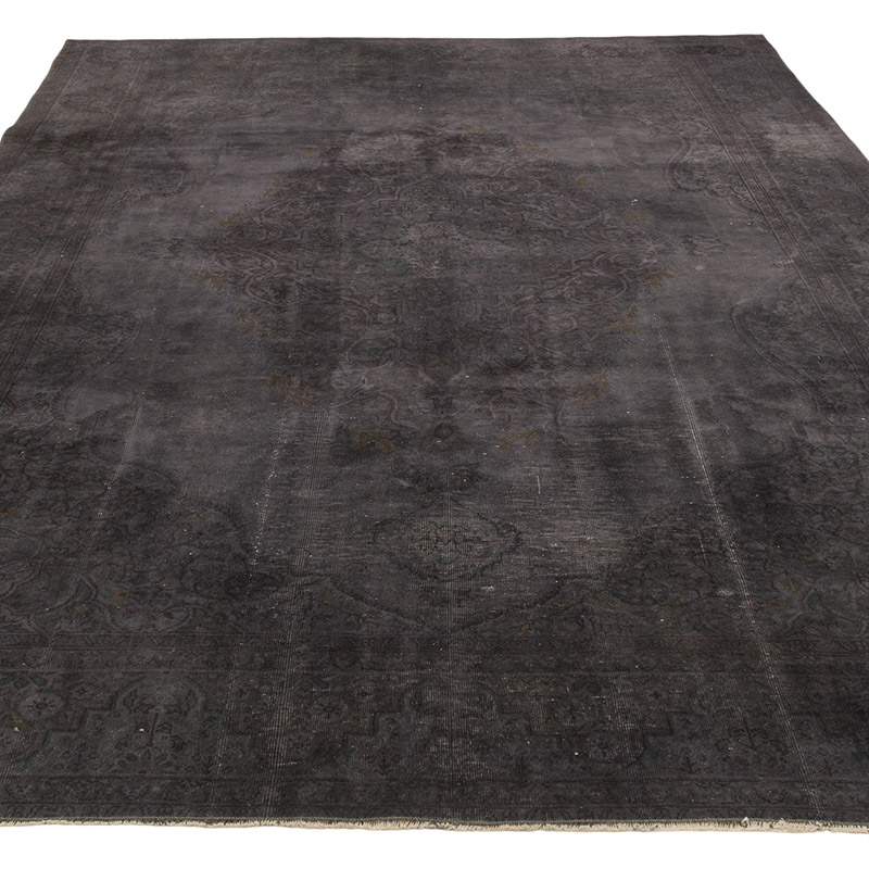 Alfombra Oriental Vintage Teñida a Mano Sobretintada - K0088218