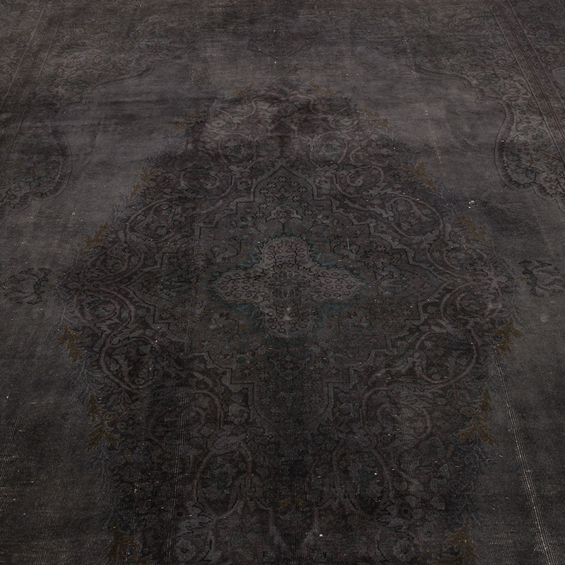 Alfombra Oriental Vintage Teñida a Mano Sobretintada - K0088218