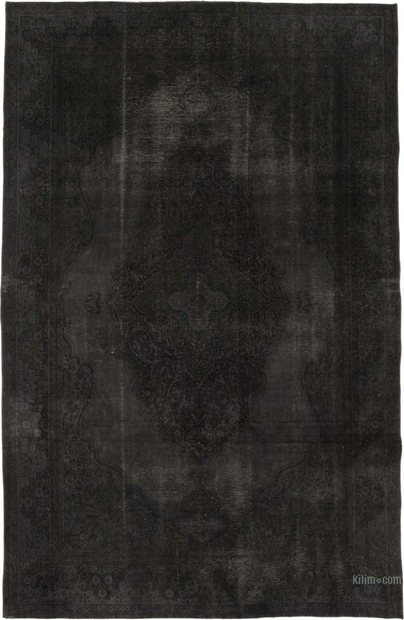 Alfombra Oriental Vintage Teñida a Mano Sobretintada - K0088218