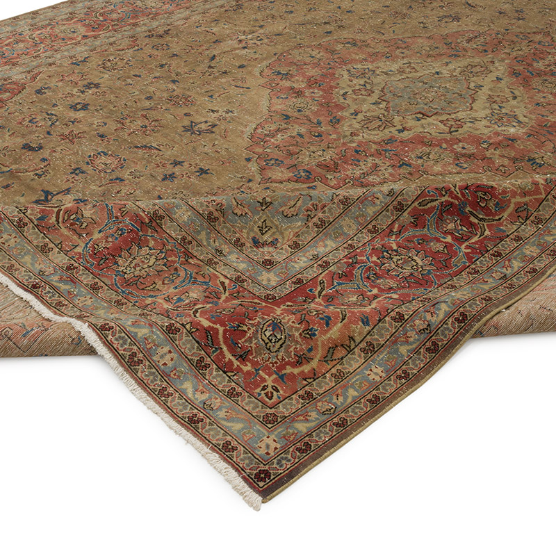 Vintage Hand-Knotted Oriental Rug - 9' 10" x 13' 9" (118" x 165") - K0088220