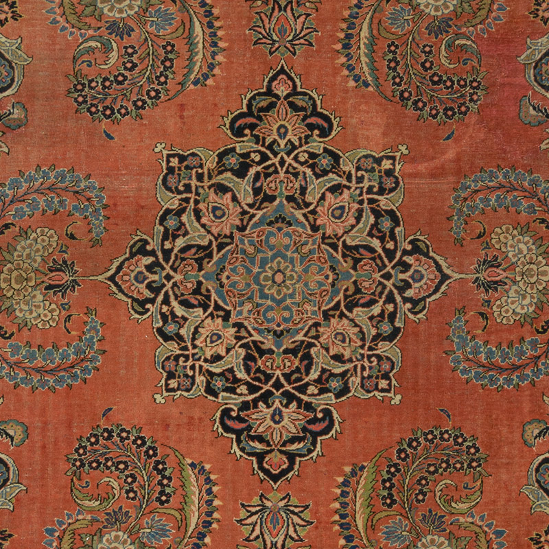 Alfombra Oriental Vintage Anudada a Mano - 265 cm x 377 cm - K0088221