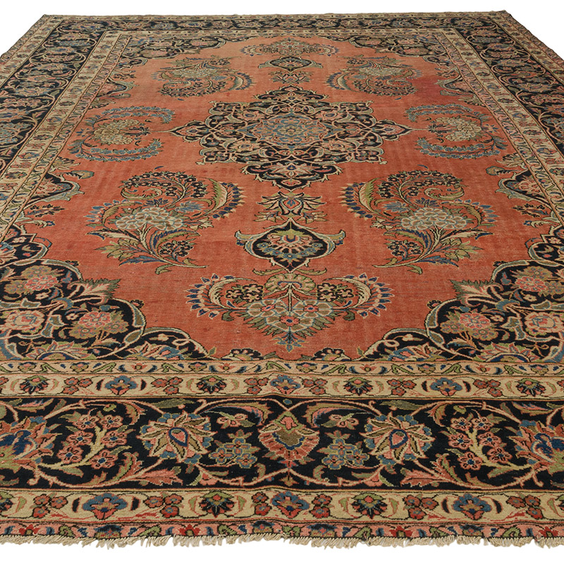 Alfombra Oriental Vintage Anudada a Mano - 265 cm x 377 cm - K0088221