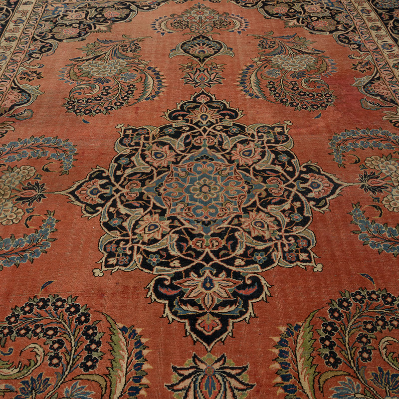 Alfombra Oriental Vintage Anudada a Mano - 265 cm x 377 cm - K0088221