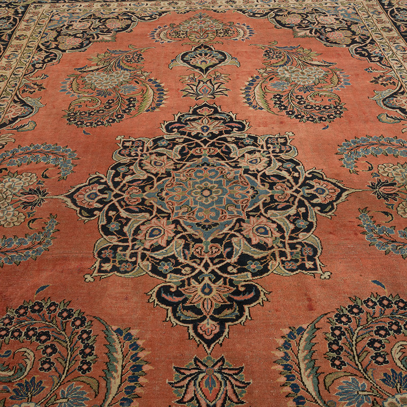 Alfombra Oriental Vintage Anudada a Mano - 265 cm x 377 cm - K0088221