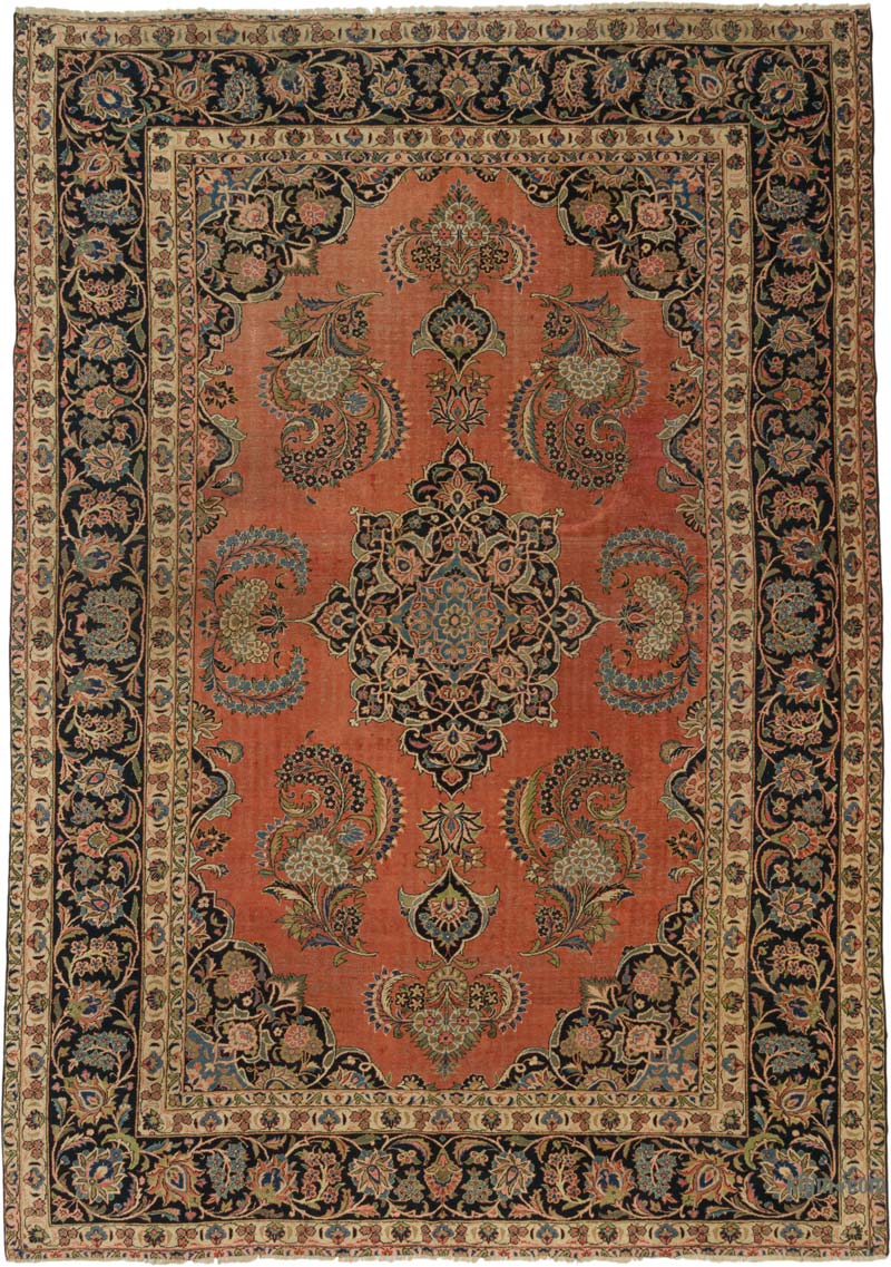 Alfombra Oriental Vintage Anudada a Mano - 265 cm x 377 cm - K0088221
