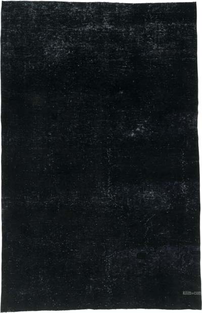 Alfombra Oriental Vintage Teñida a Mano Sobretintada