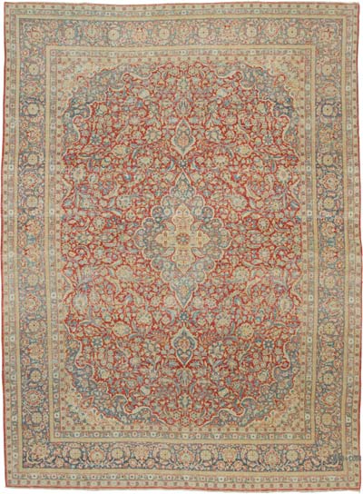 Alfombra Oriental Vintage Anudada a Mano - 286 cm x 379 cm