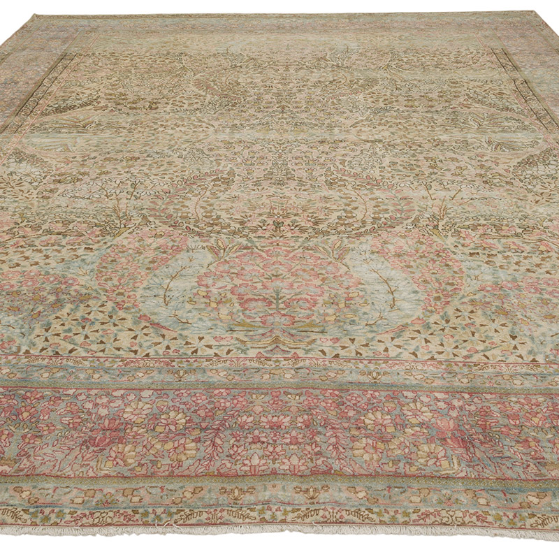 El Dokuma Vintage Halı - 269 cm x 355 cm - K0088225