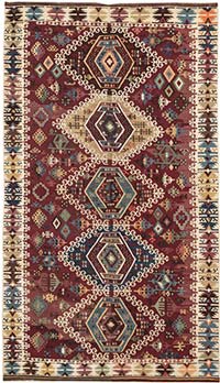 Antique Reyhanli Kilim Rug
