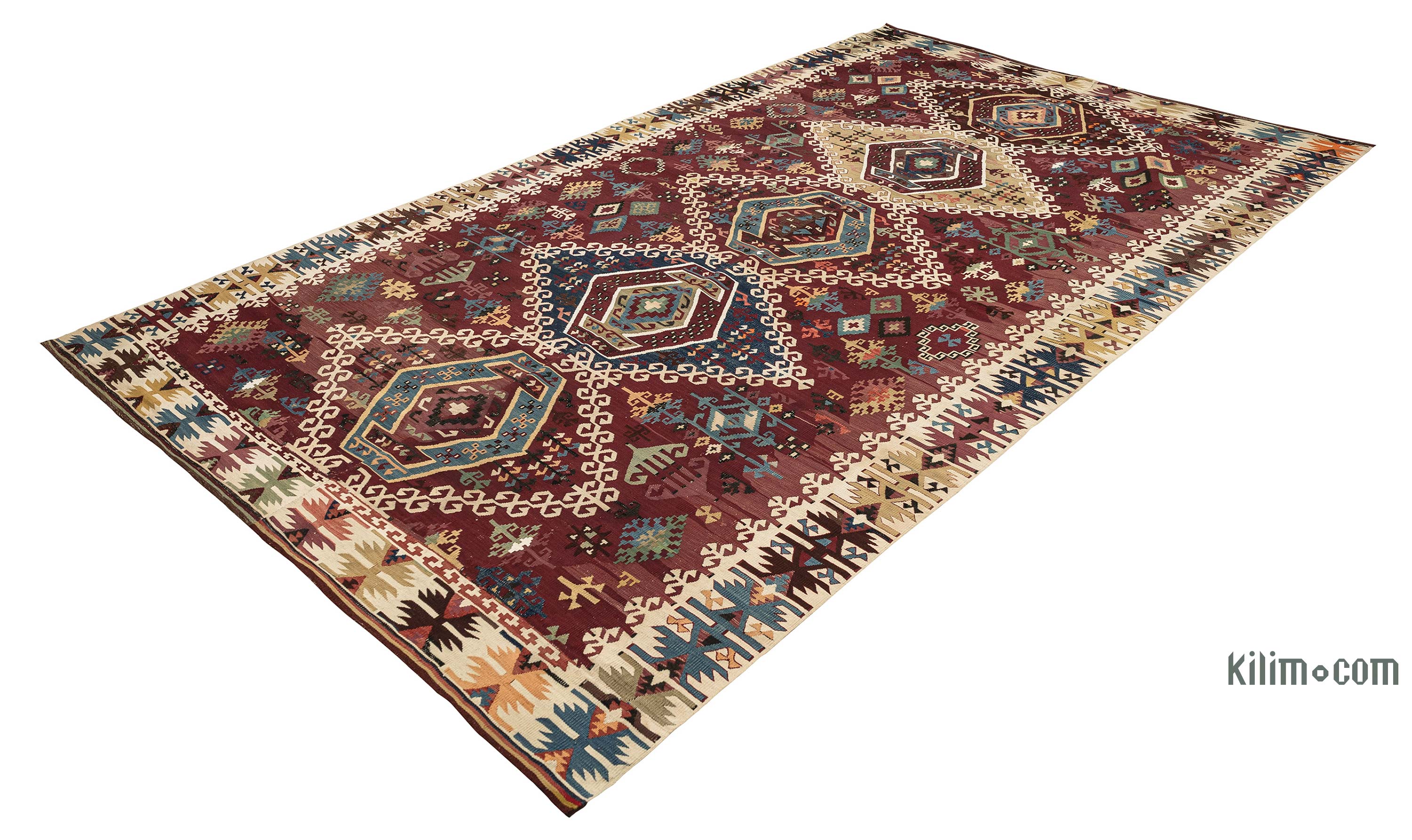 Antique Reyhanli Kilim Rug - K0088232