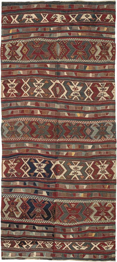 Antique Malatya Kilim Rug