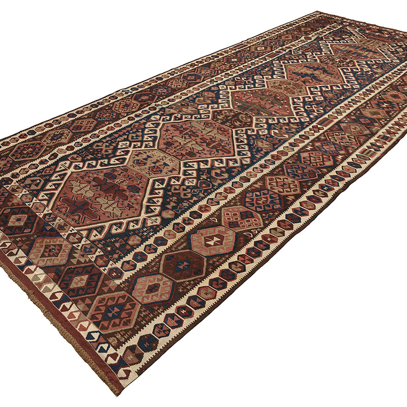 Antik Kağızman Kilimi - 167 cm x 392 cm - K0088237