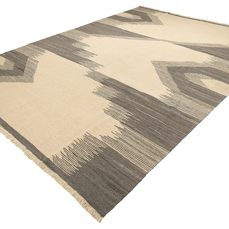 New Handwoven Turkish Kilim Rug - 8' 2" x 11' 6" (98" x 138") - K0088243