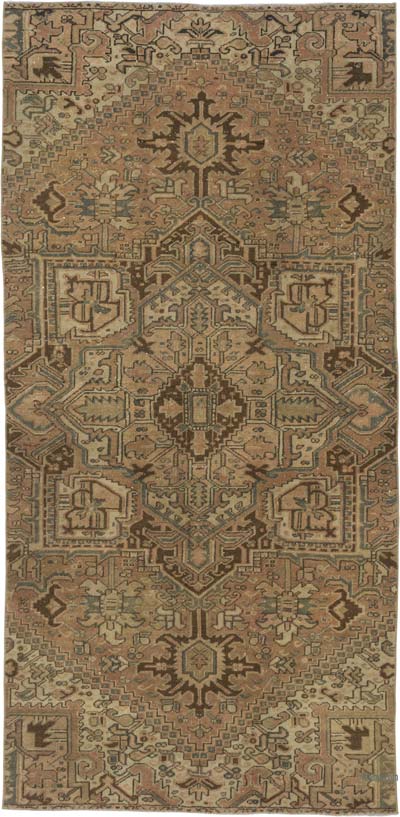 El Dokuma Vintage Halı - 140 cm x 287 cm