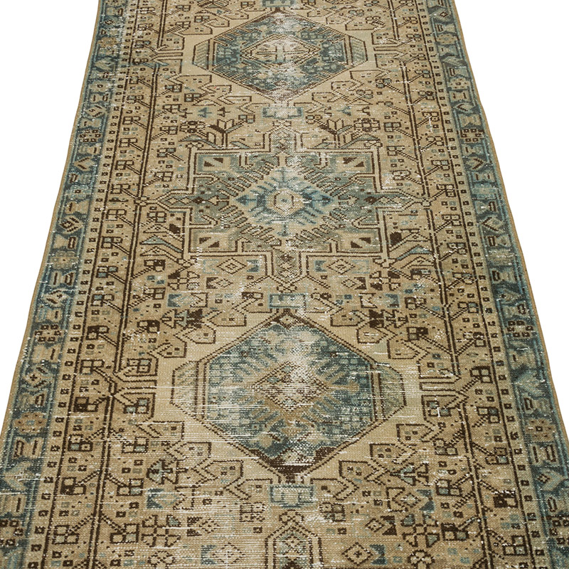 Corredora Anudada a Mano Oriental Vintage - 88 cm x 322 cm - K0088267