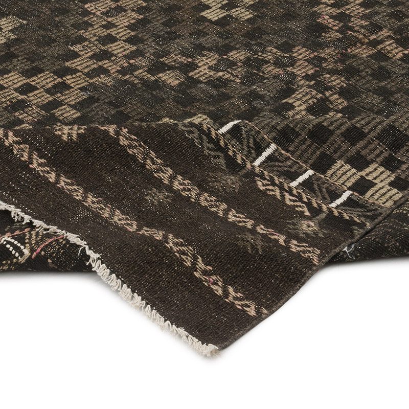 Vintage Anatolian Jijim Rug - 5' 8" x 9' 2" (68" x 110") - K0088283