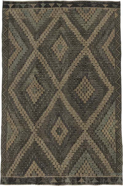 Vintage Anatolian Jijim Rug - 6'  x 8' 11" (72" x 107")