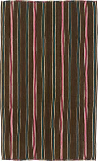 Vintage Anatolian Kilim Rug - 5' 4" x 8' 9" (64" x 105")