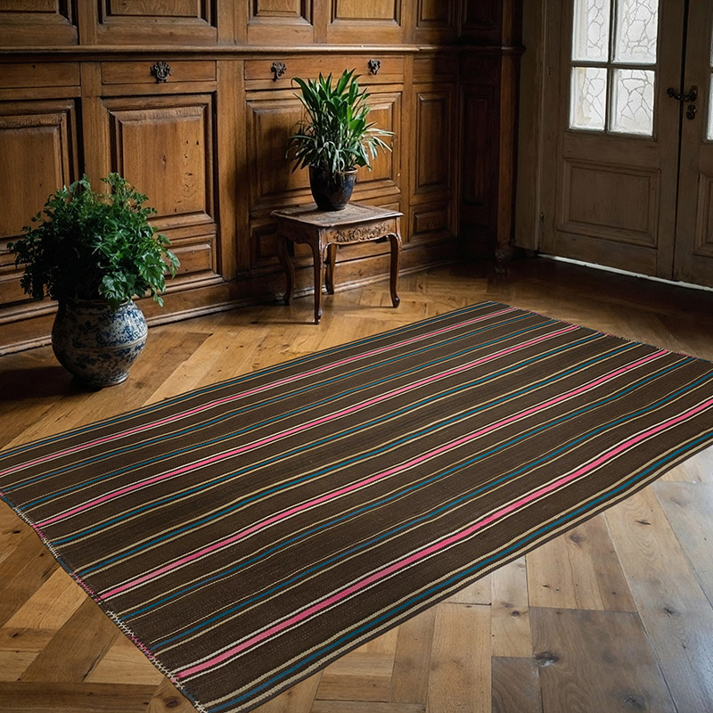 Alfombra Vintage Anatolian Kilim - 163 cm x 267 cm - K0088290