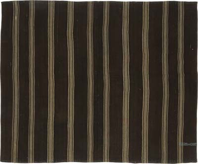 Vintage Anatolian Kilim Rug - 6' 11" x 5' 9" (83" x 69")