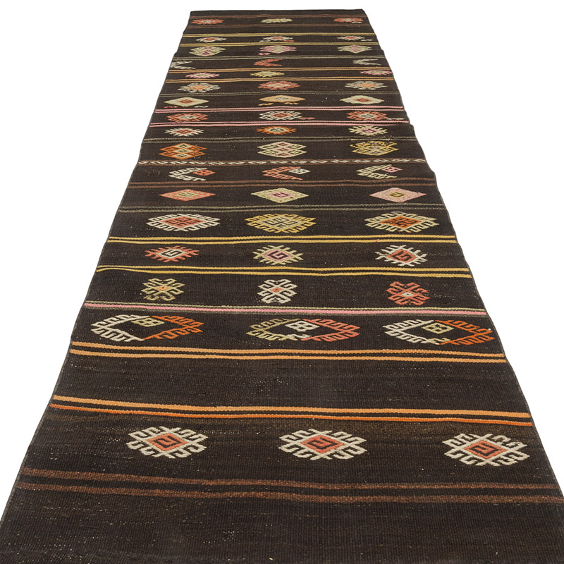 Vintage Anatolian Kilim Runner - 3' 1" x 12' 5" (37" x 149") - K0088293