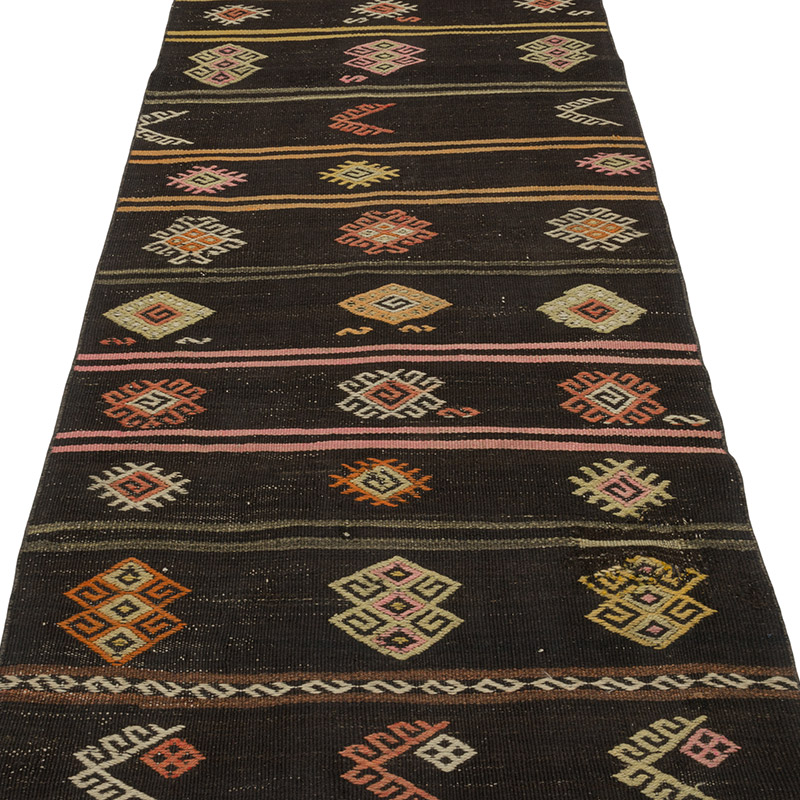 Vintage Anatolian Kilim Runner - 3' 1" x 12' 5" (37" x 149") - K0088293