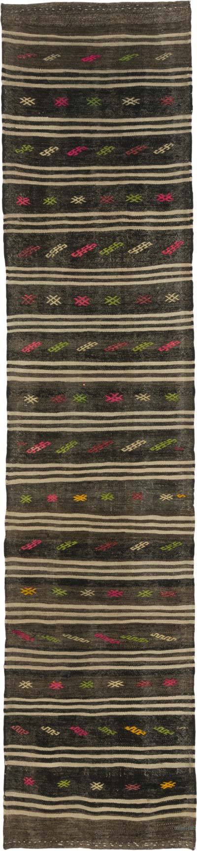 Vintage Anadolu Kilim Yolluk - 72 cm x 313 cm