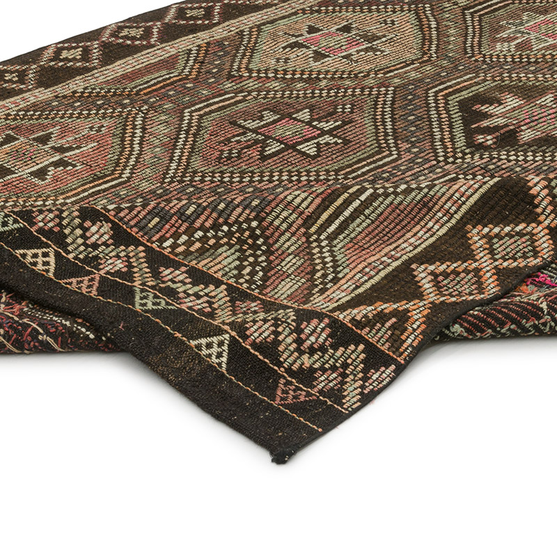 Vintage Anatolian Jijim Rug - 5' 6" x 10' 8" (66" x 128") - K0088297