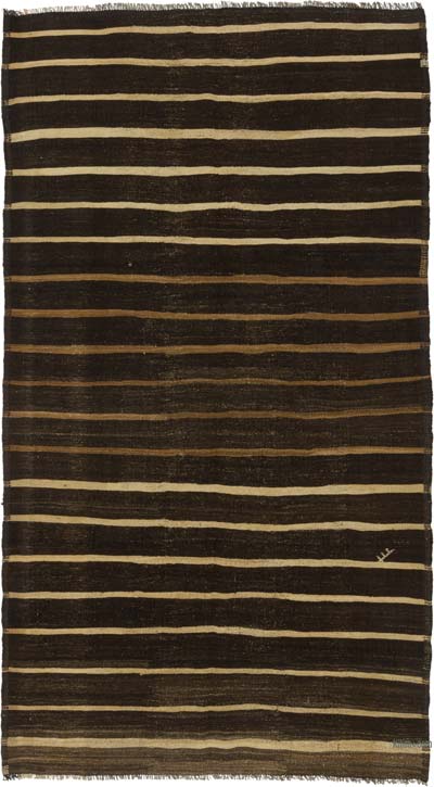 Vintage Anatolian Kilim Rug - 6' 4" x 11' 6" (76" x 138")