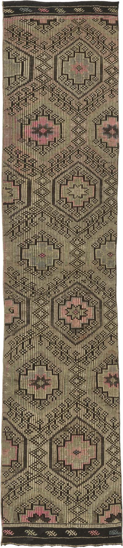 Vintage Anadolu Cicim Yolluk - 84 cm x 370 cm