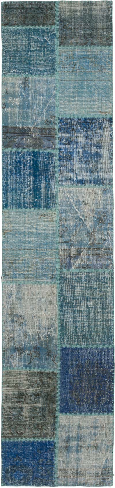 Patchwork Hand-Knotted Turkish Rug