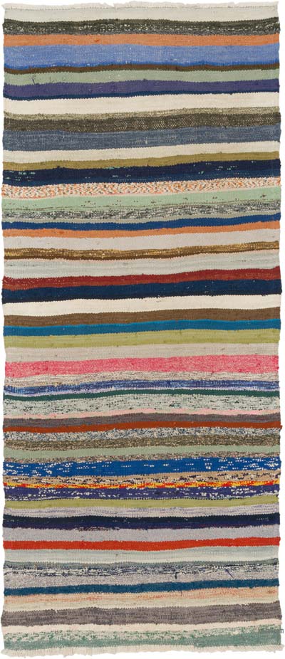 Vintage Anadolu Pala Kilimi (Çaput) - 101 cm x 234 cm