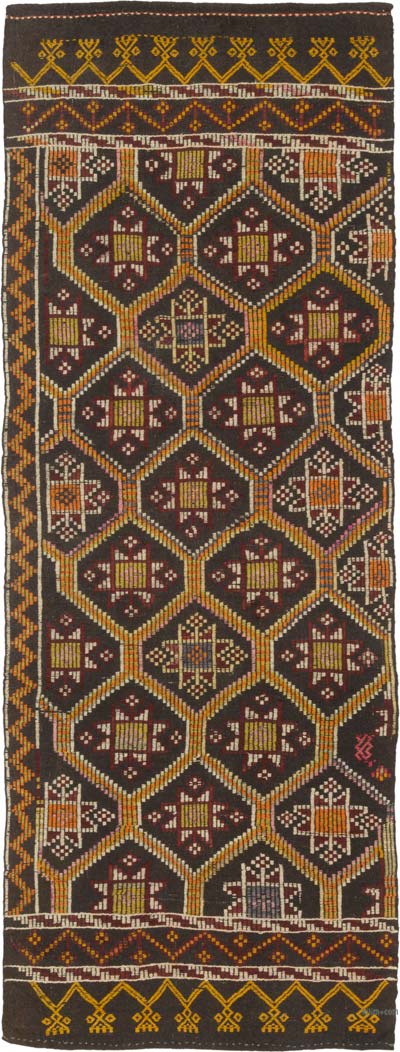 Vintage Anadolu Cicim Yolluk - 84 cm x 221 cm