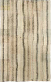 Vintage Anatolian Kilim Rug - 5' 5" x 8' 6" (65" x 102")