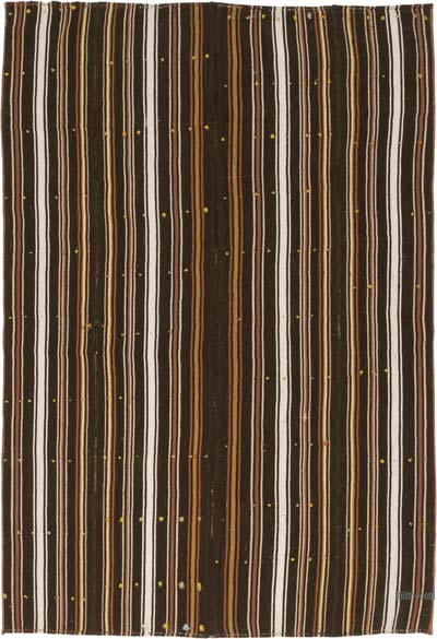 Vintage Anatolian Kilim Rug - 6' 9" x 9' 9" (81" x 117")